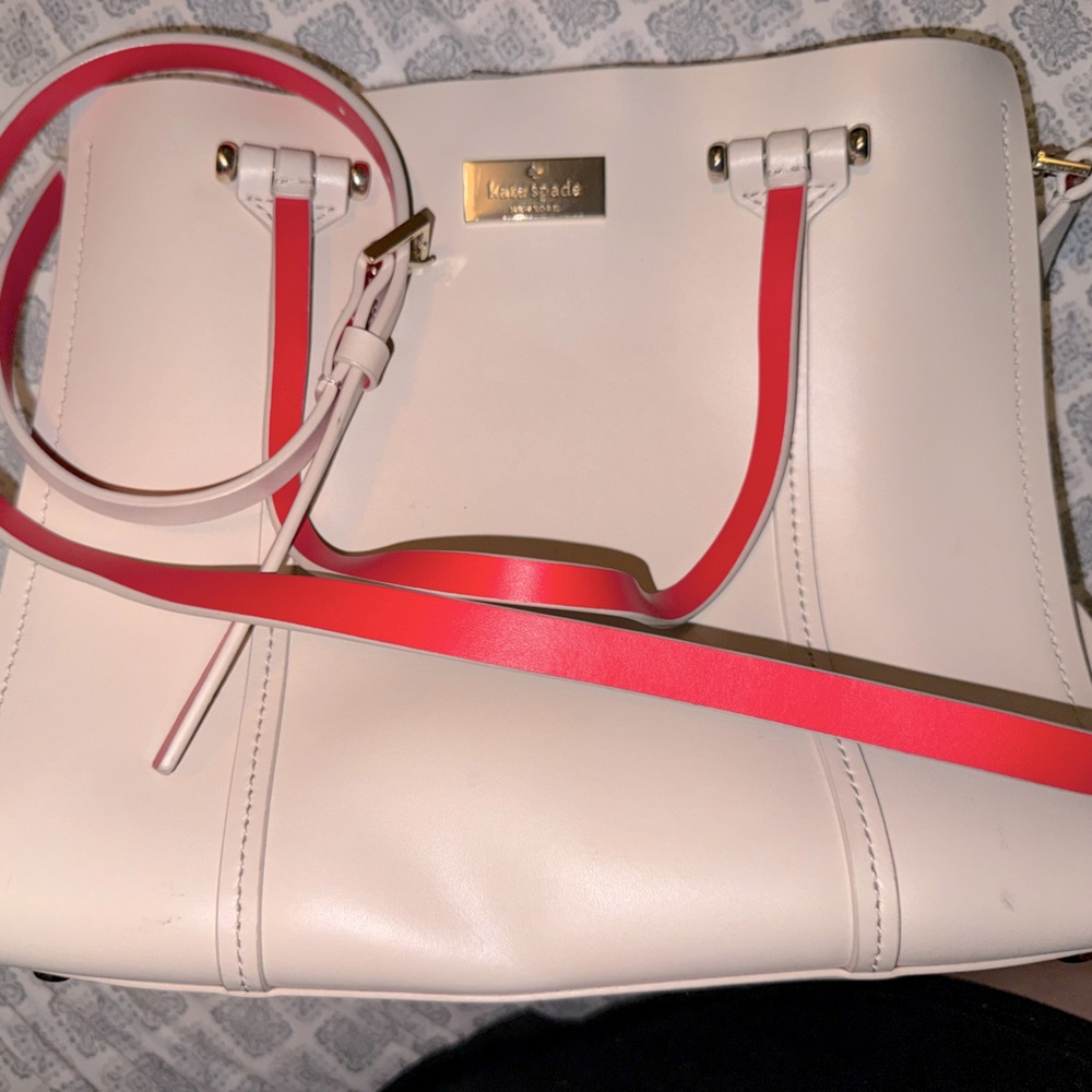 KATE SPADE | Cream and Pink Women's Bag